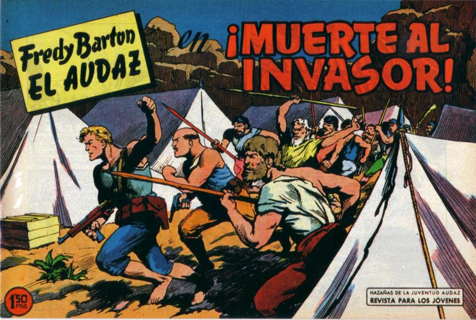 Comic Book Cover For Fredy Barton 7 - ¡Muerte al Invasor!
