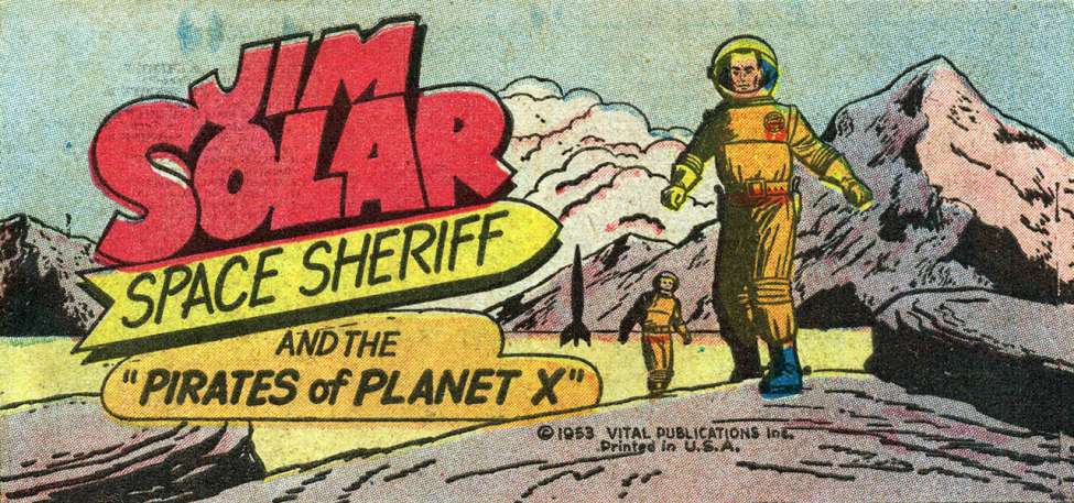 Book Cover For Jim Solar Space Sheriff - Pirates of the Planet X