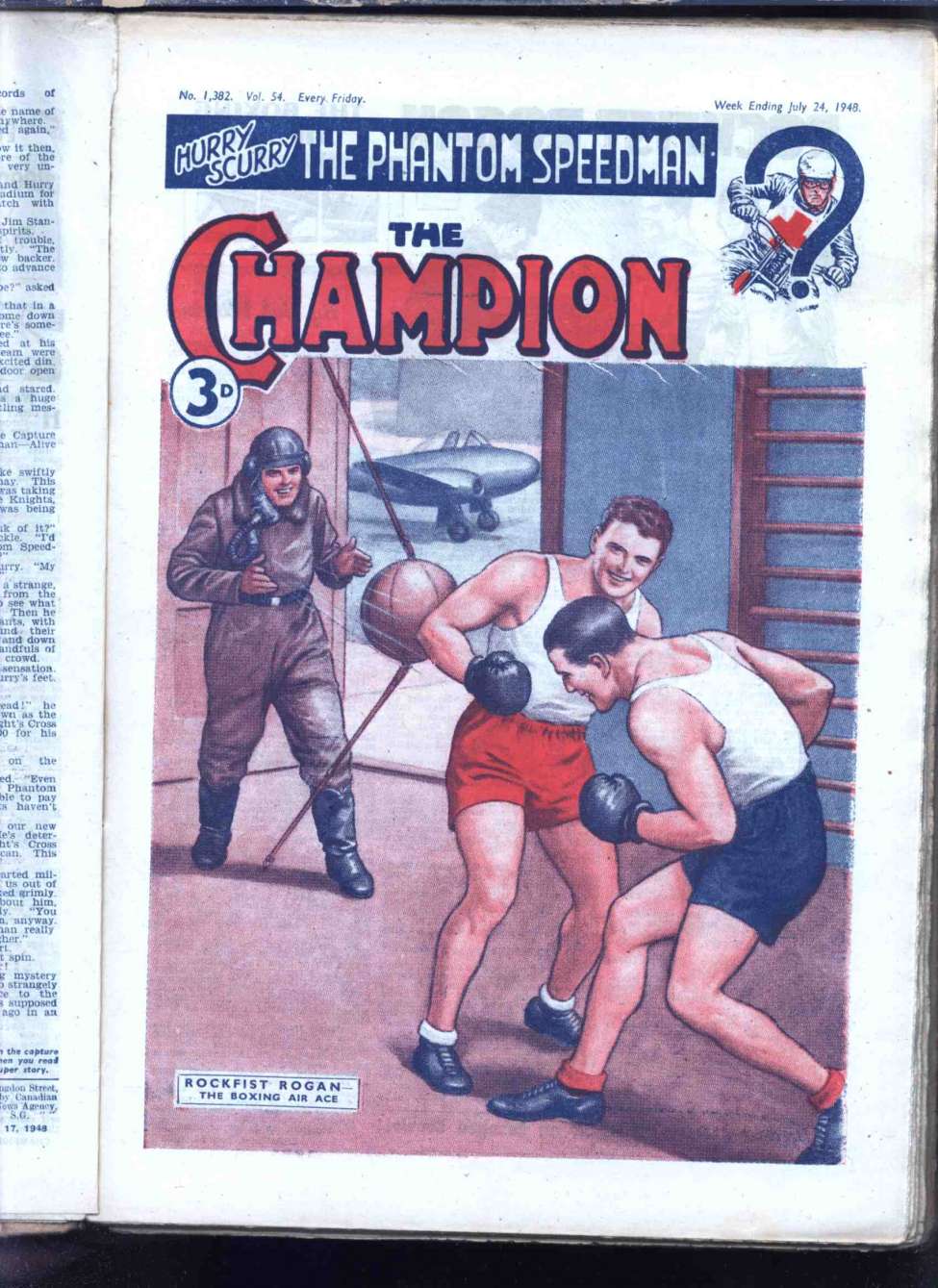 Comic Book Cover For The Champion 1382