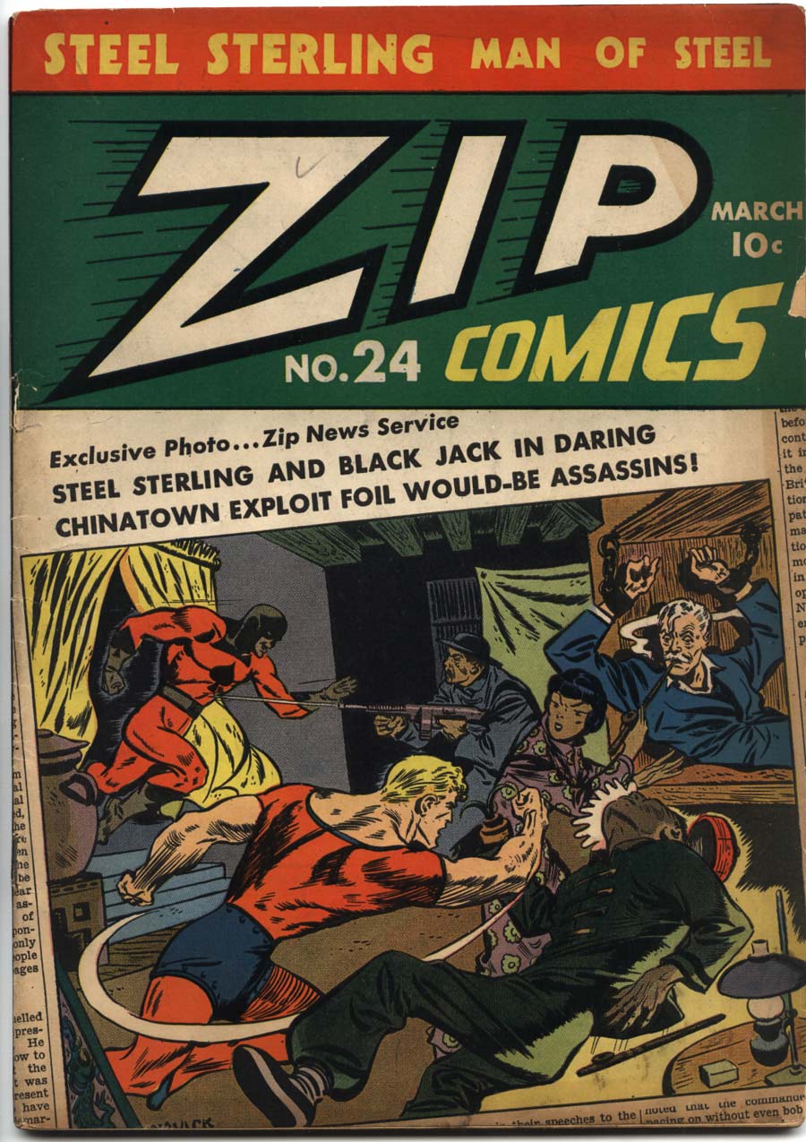 Book Cover For Zip Comics 24