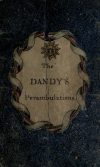 Cover For The Dandy's Perambulations