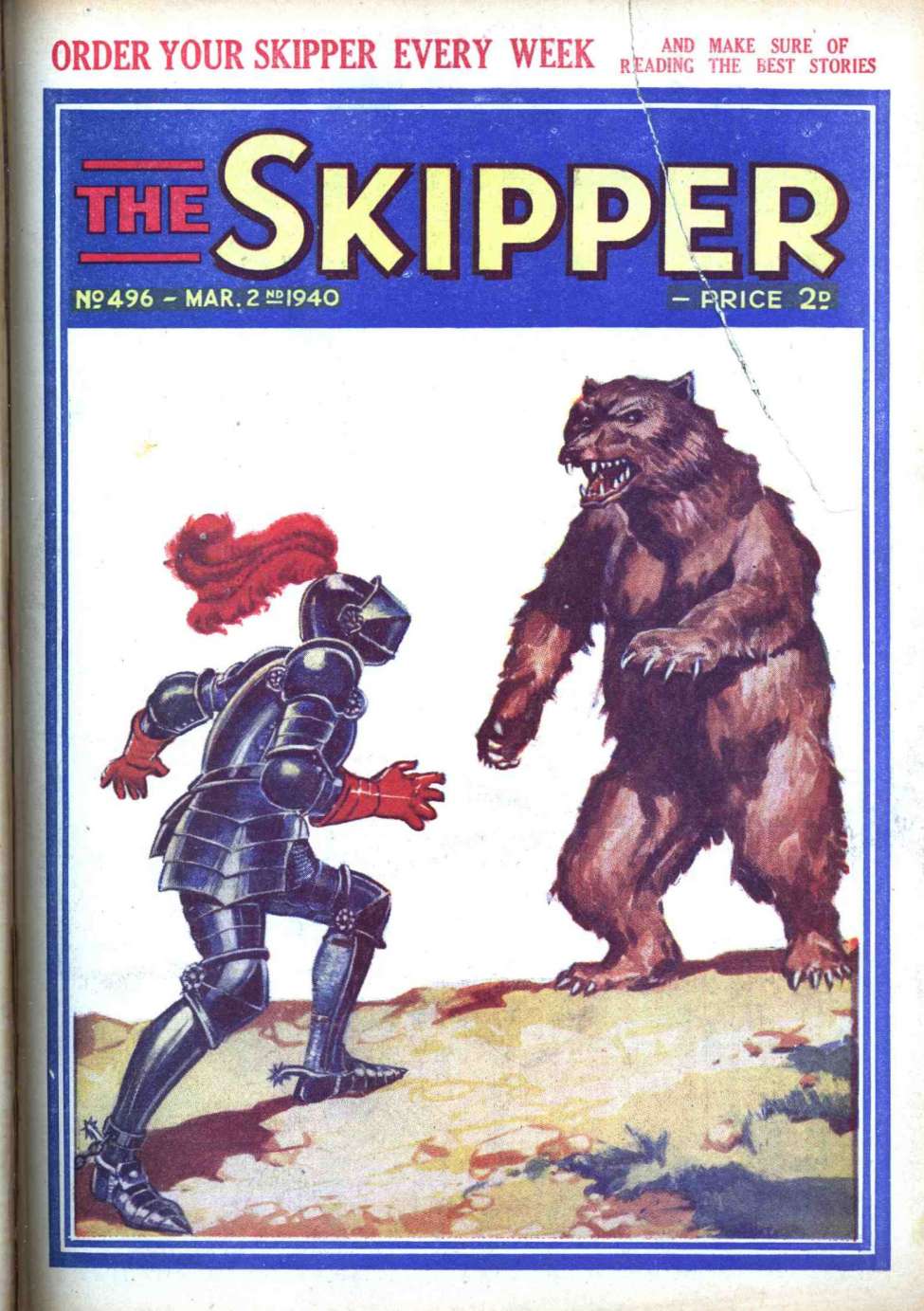 Comic Book Cover For The Skipper 496
