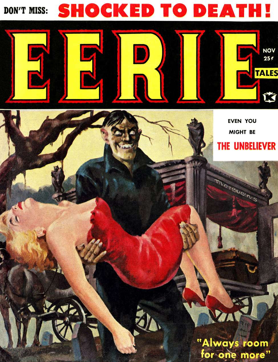 Comic Book Cover For Hastings Associates - Eerie Tales 1959