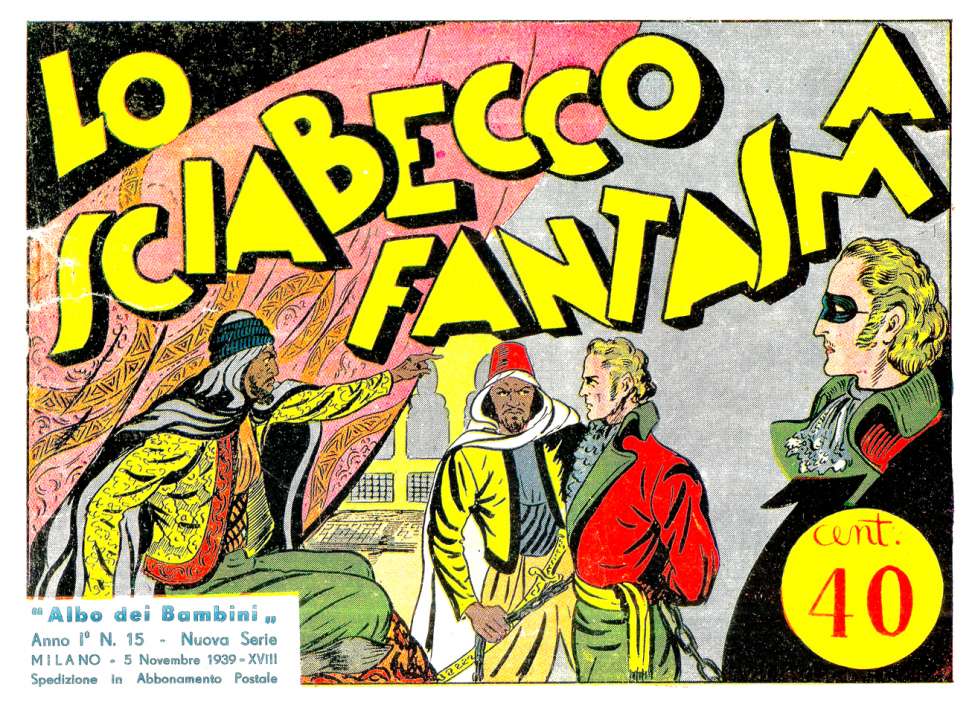Comic Book Cover For Lo Sciabecco Fantasma 15