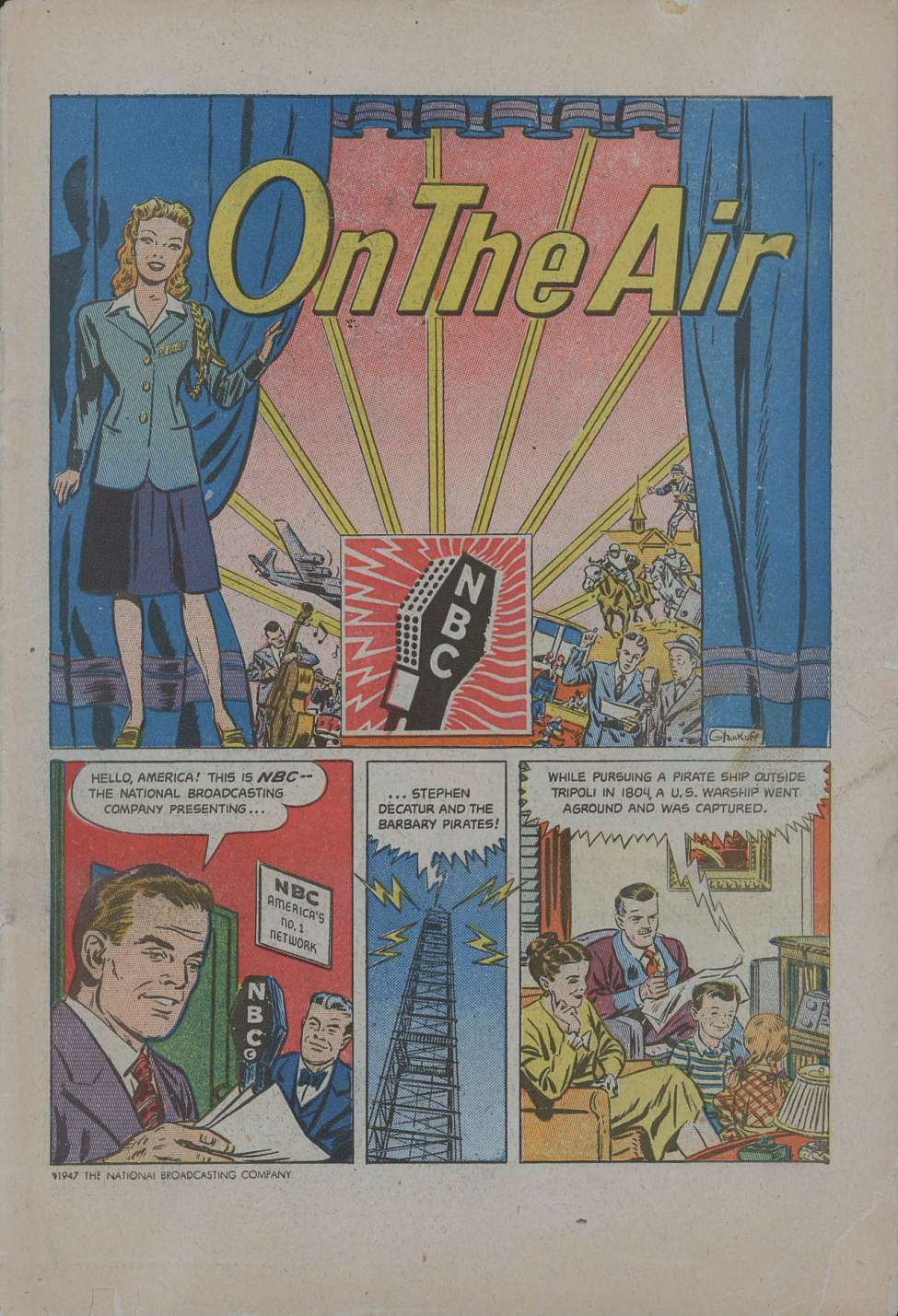 Book Cover For On The Air (1947)