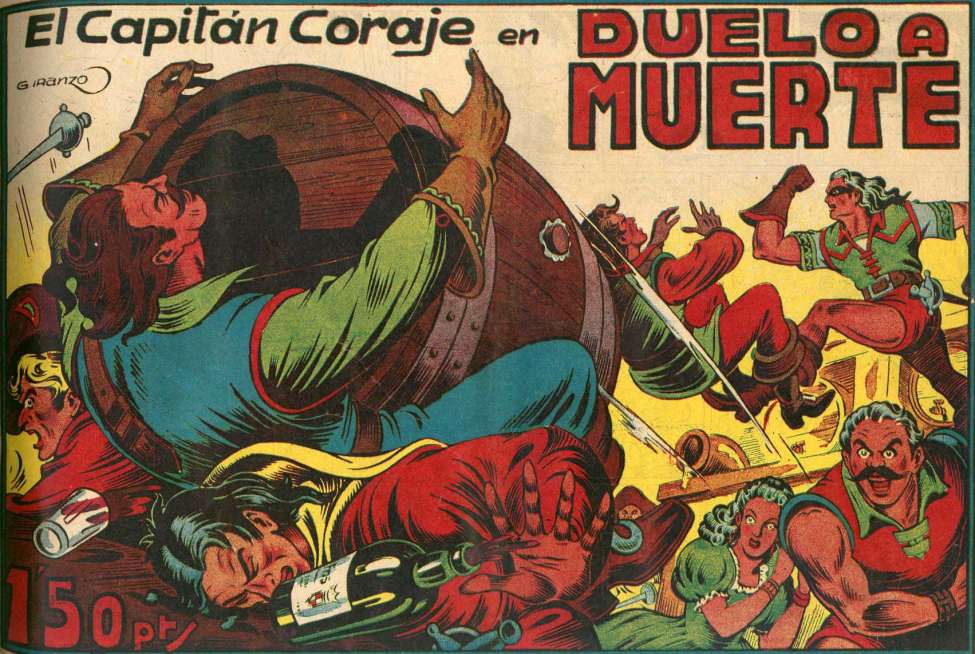 Comic Book Cover For El Capitán Coraje 8 Duelo a muerte