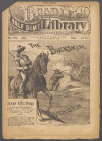Large Thumbnail For Beadle's Half Dime Library 586 - The Buckskin Avenger