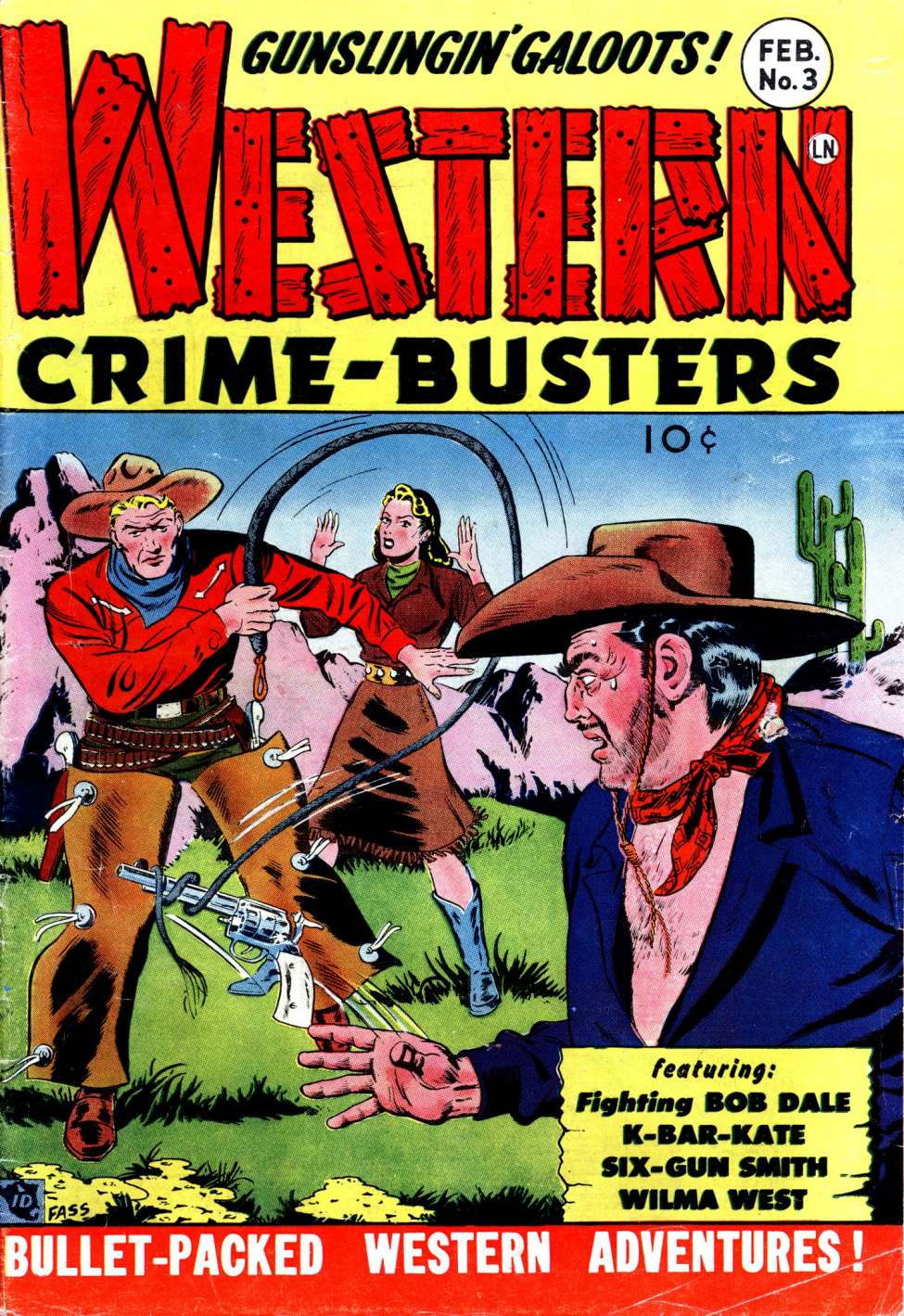 Comic Book Cover For Western Crime Busters 3 (alt) - Version 2