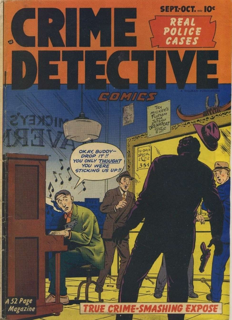 Comic Book Cover For Crime Detective Comics v2 4
