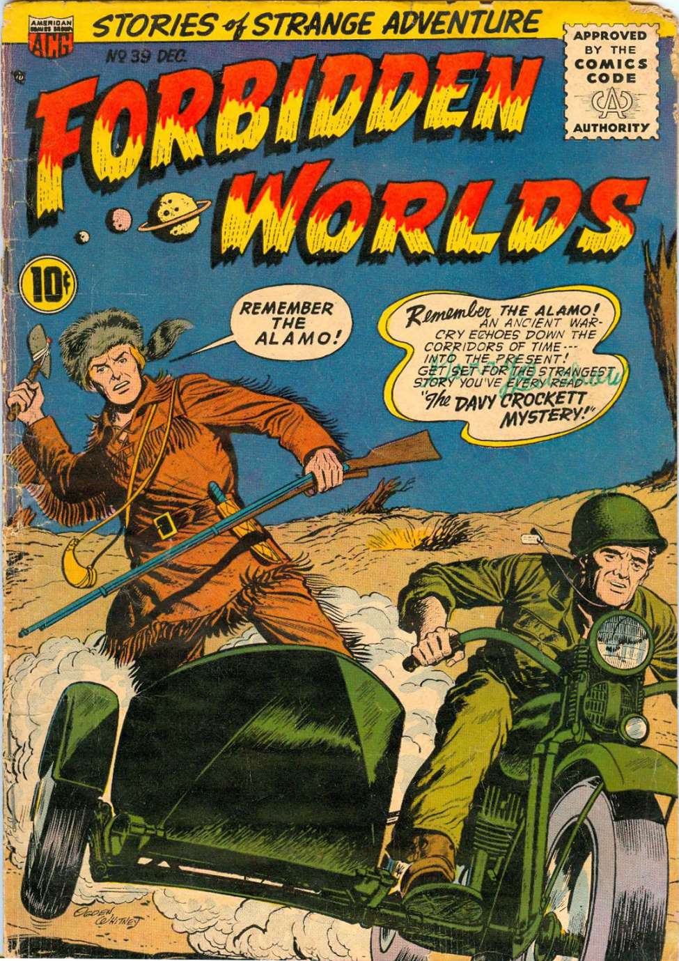 Comic Book Cover For Forbidden Worlds 39