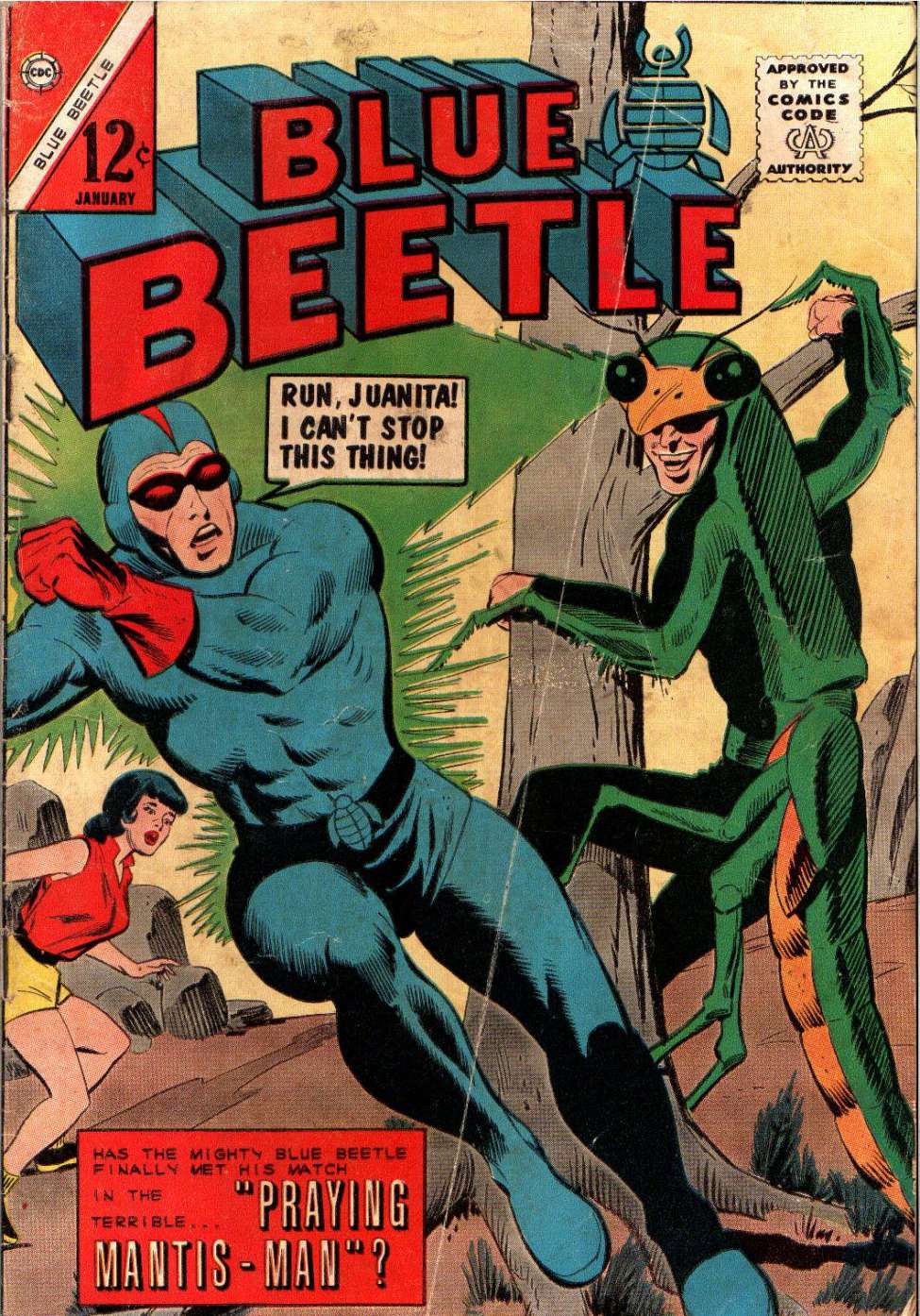 Comic Book Cover For Blue Beetle (1964) 4