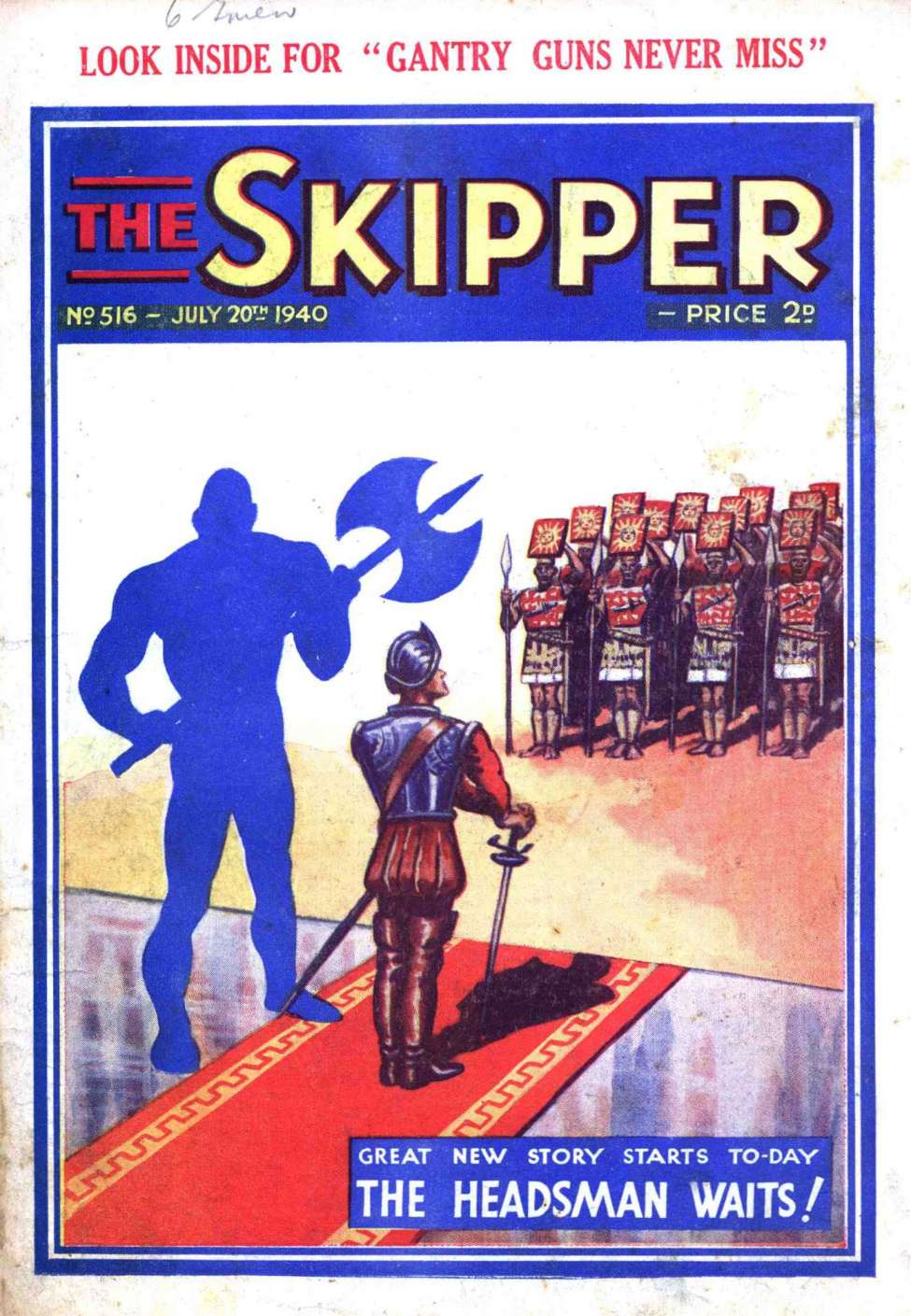 Comic Book Cover For The Skipper 516