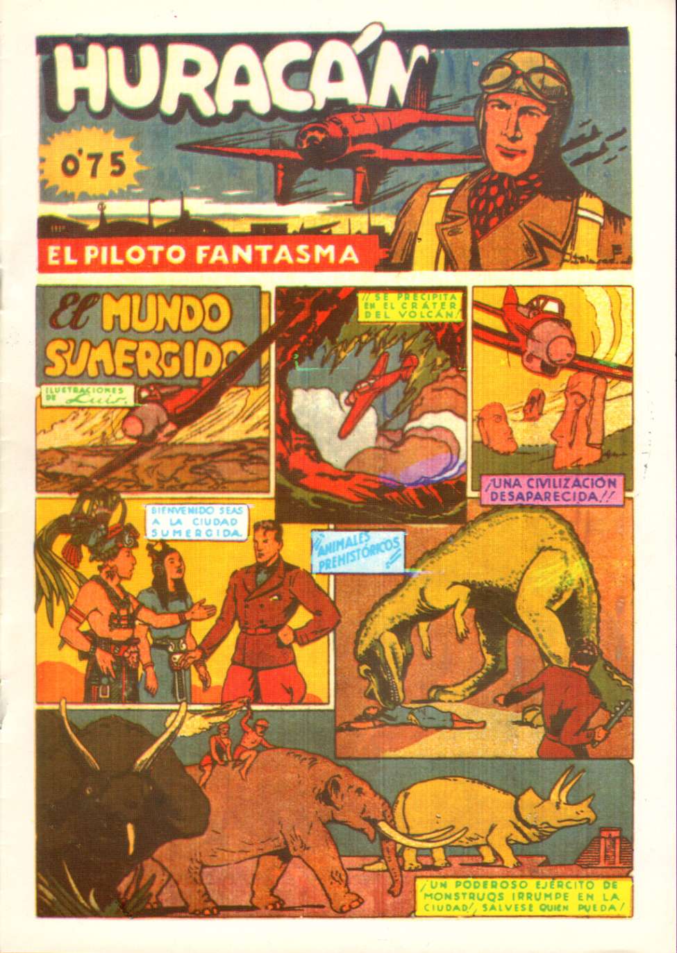 Comic Book Cover For Huracan El Piloto Fantasma 8 - El Mundo Sumergido