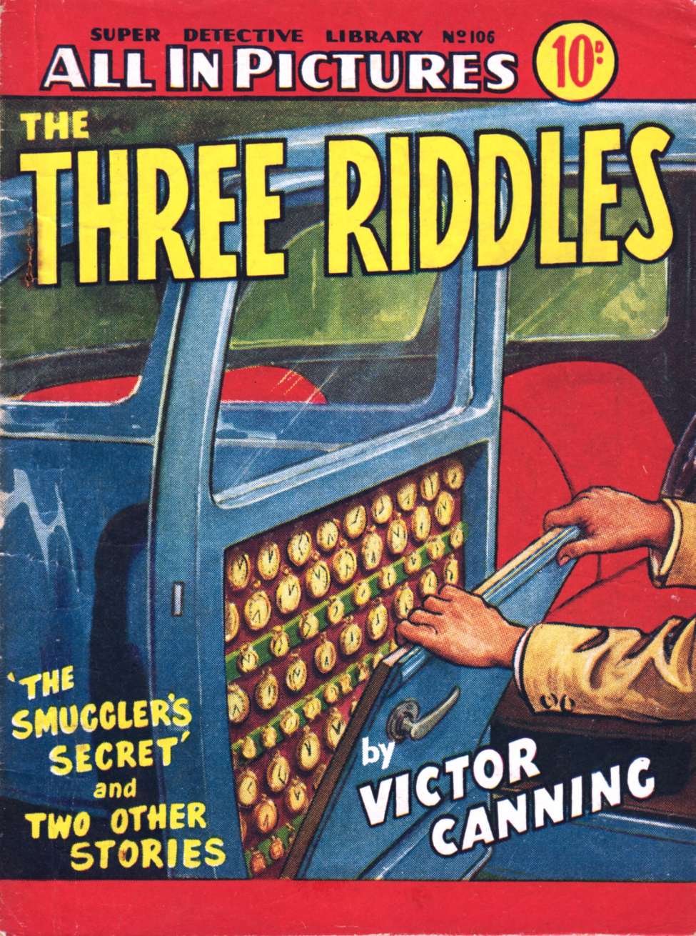 Book Cover For Super Detective Library 106 - The Three Riddles