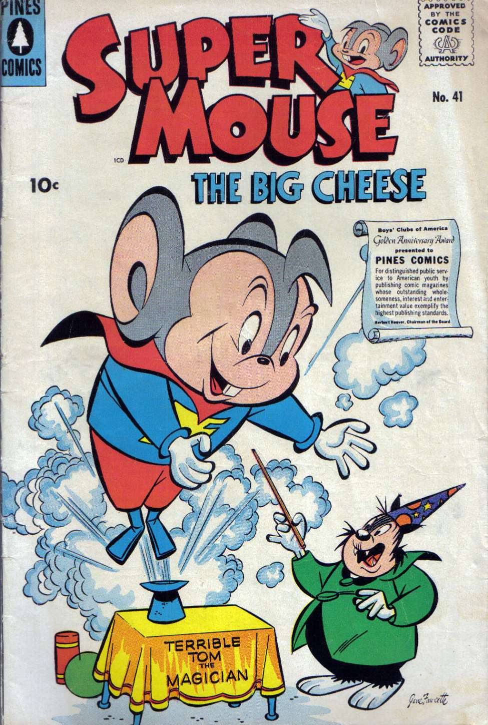 Comic Book Cover For Supermouse 41 - Version 1