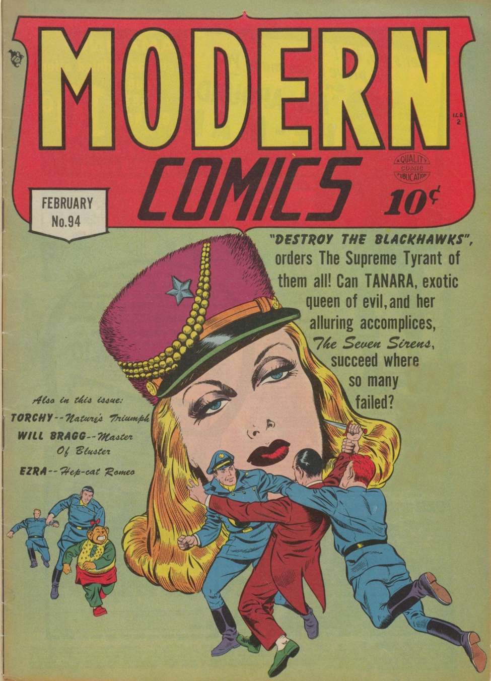 Comic Book Cover For Modern Comics 94