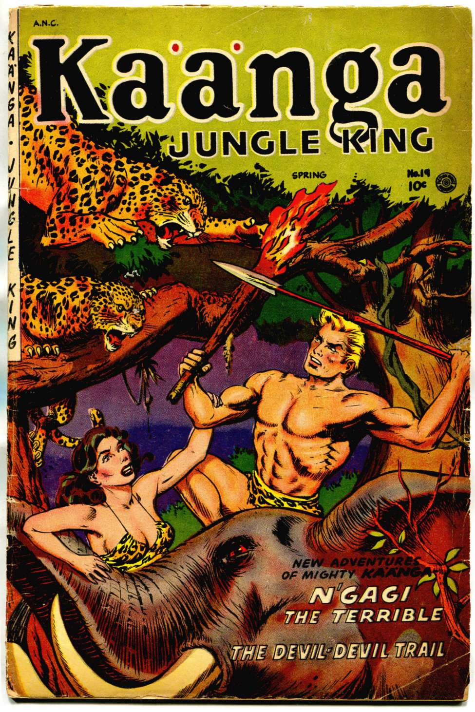 Comic Book Cover For Kaänga Comics 19