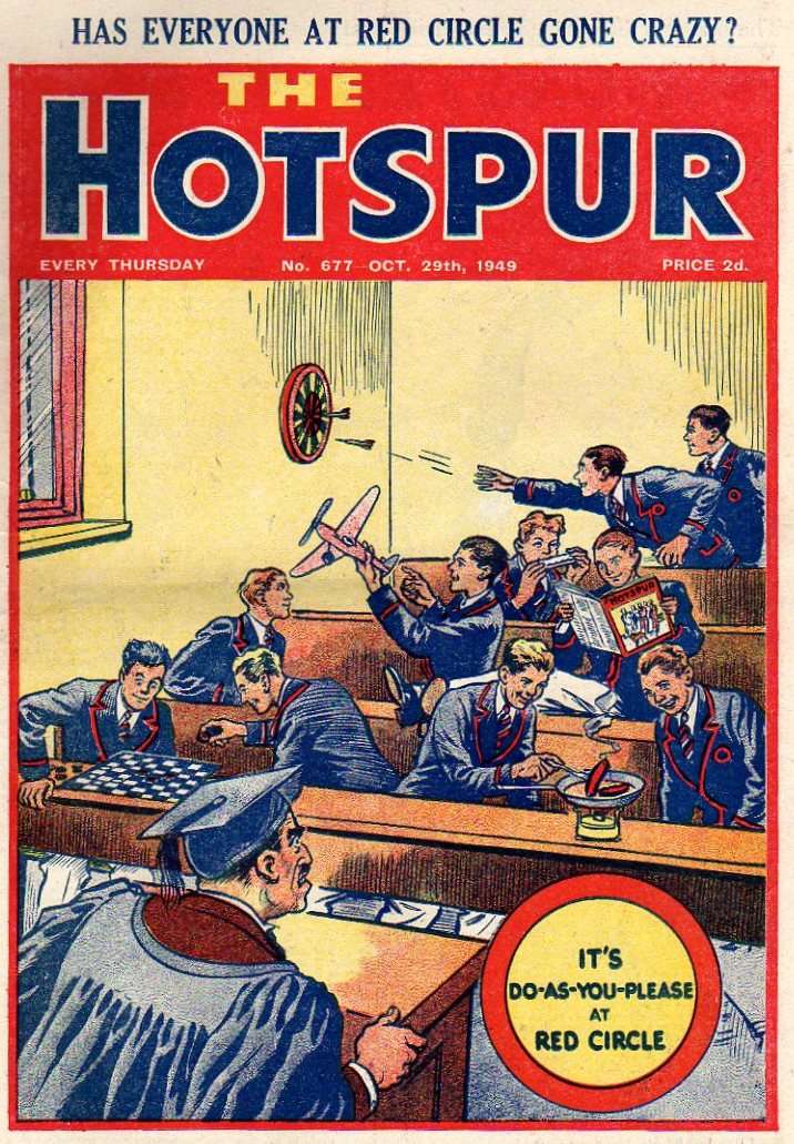 Comic Book Cover For The Hotspur 677