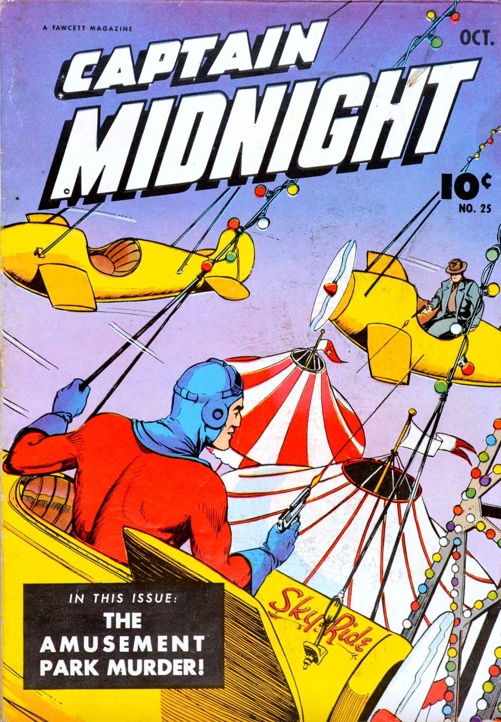 Comic Book Cover For Captain Midnight 25