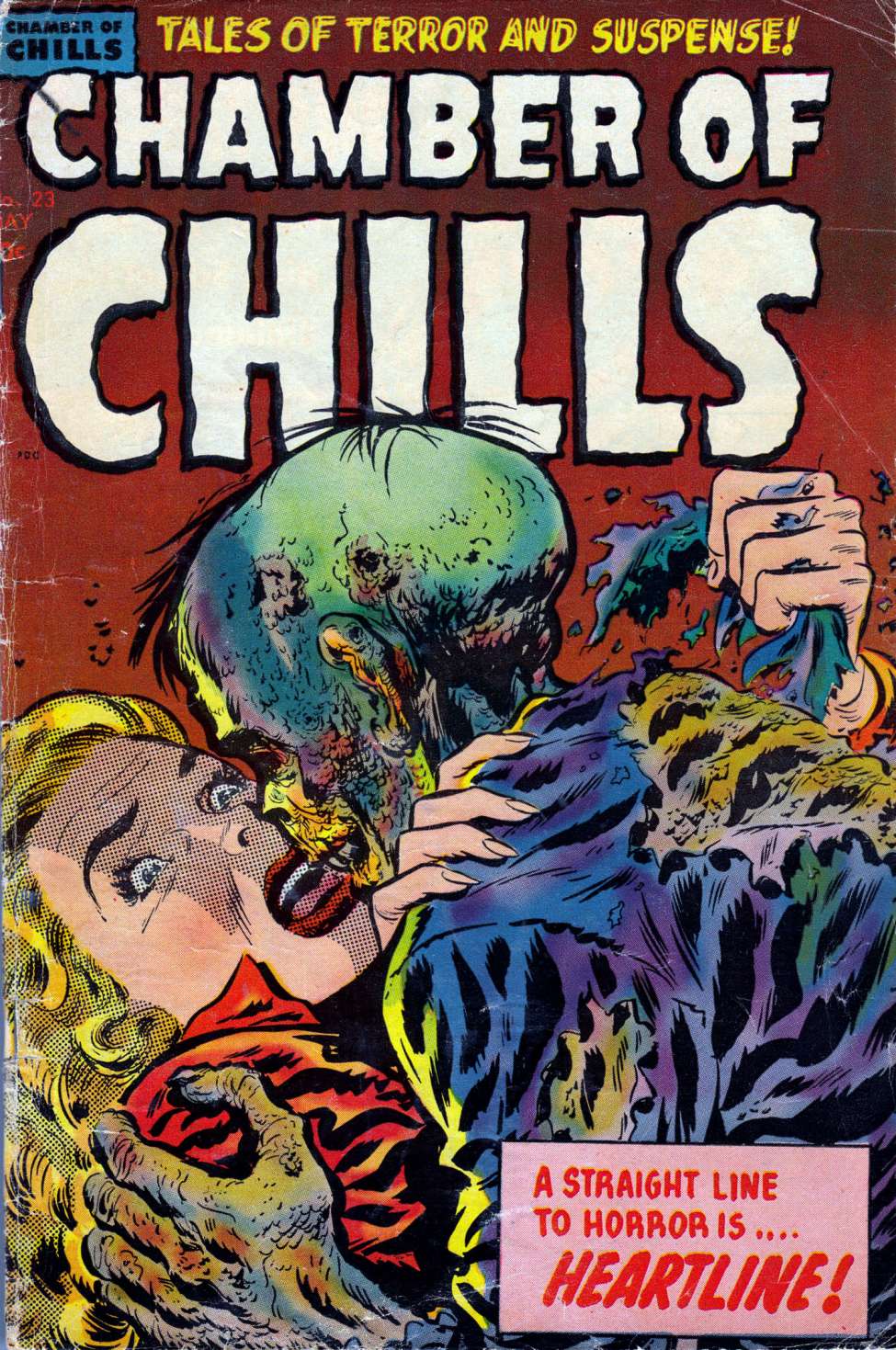Comic Book Cover For Chamber of Chills 23