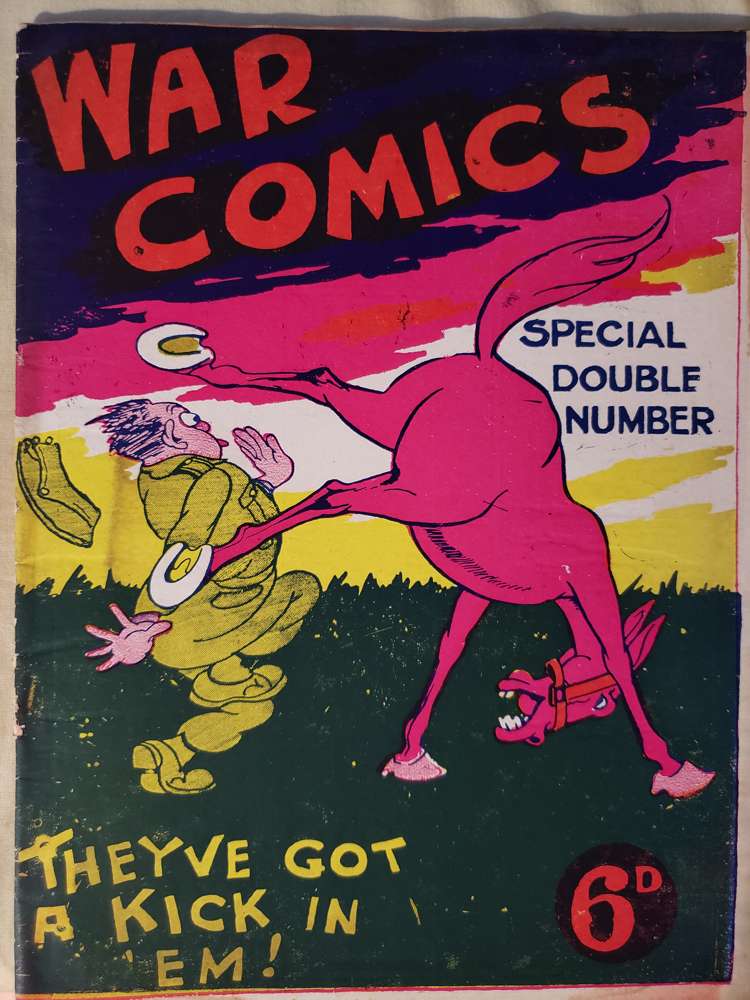 Book Cover For War Comics Double Number