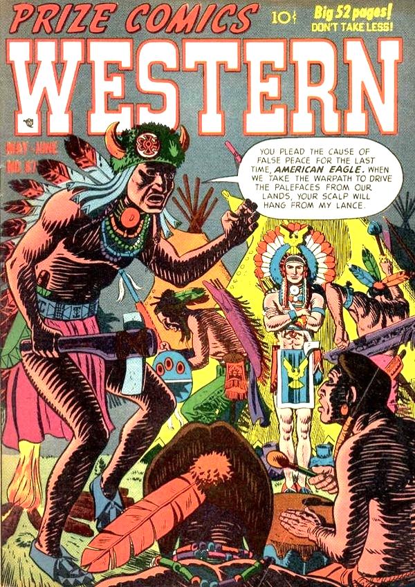 Comic Book Cover For Prize Comics Western 87