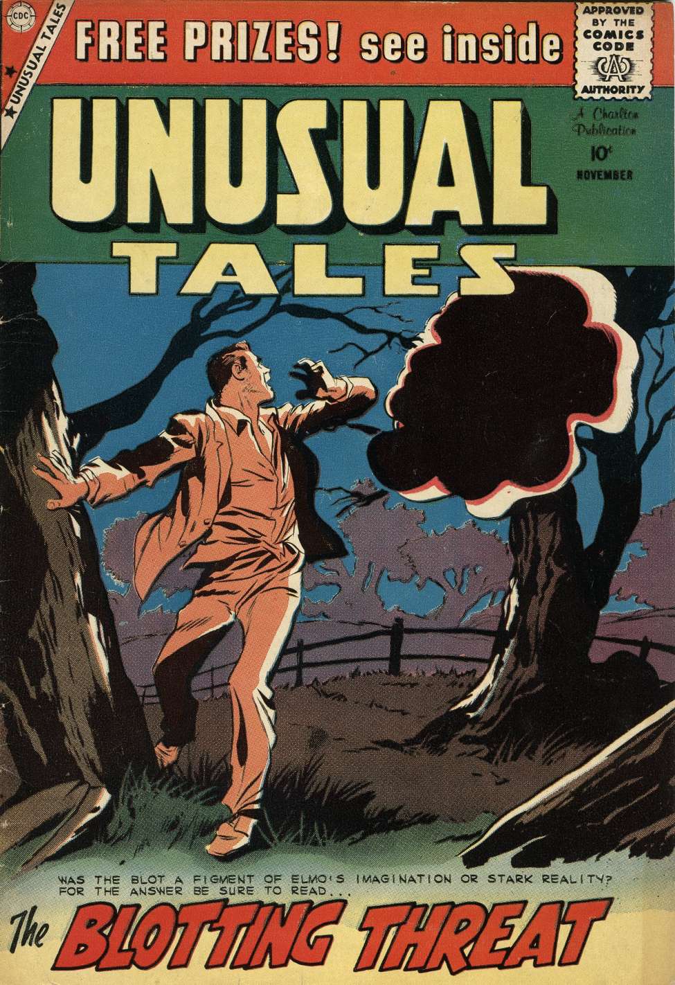 Comic Book Cover For Unusual Tales 19