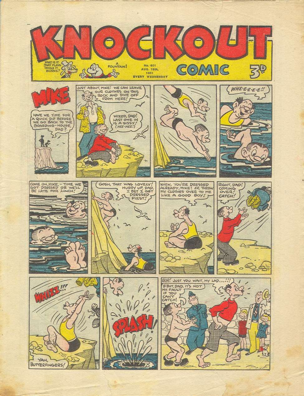 Comic Book Cover For Knockout 651