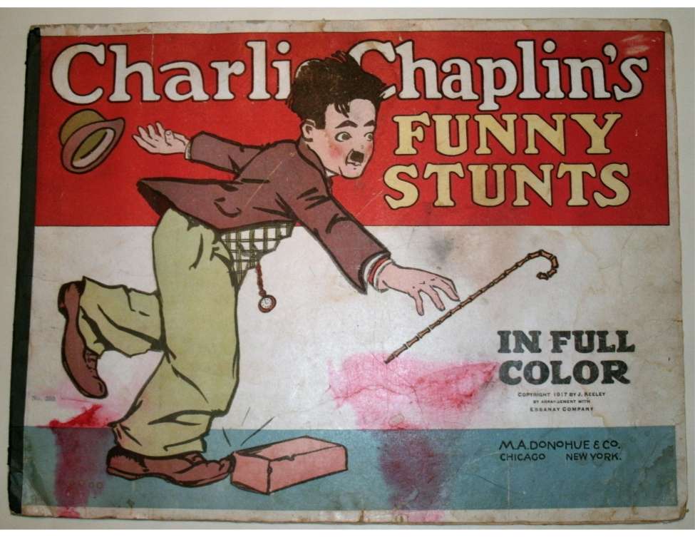 Book Cover For Charlie Chaplin's Funny Stunts