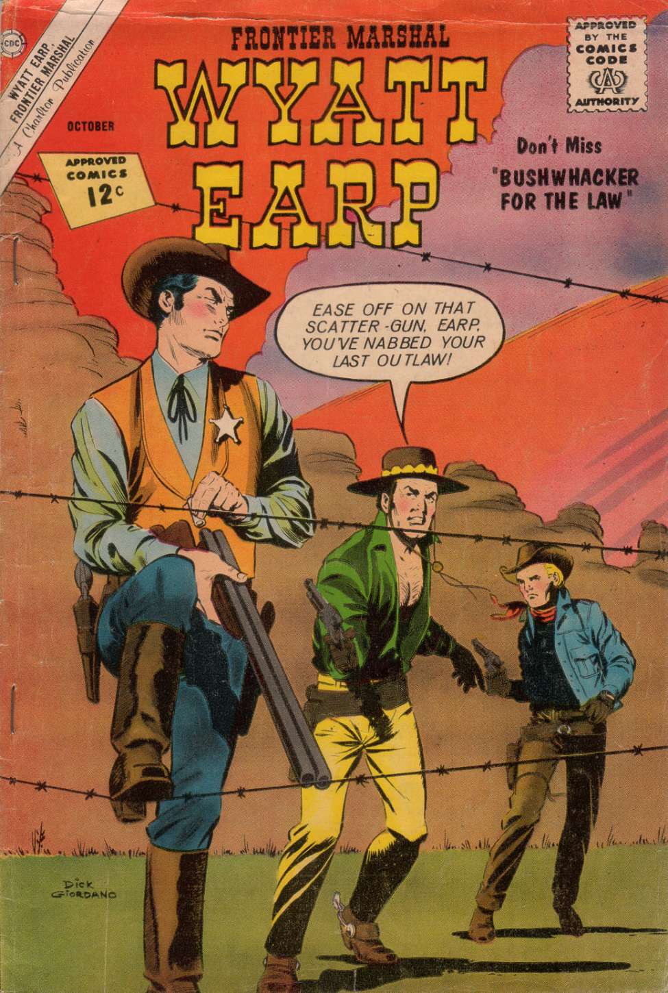 Comic Book Cover For Wyatt Earp Frontier Marshal 44