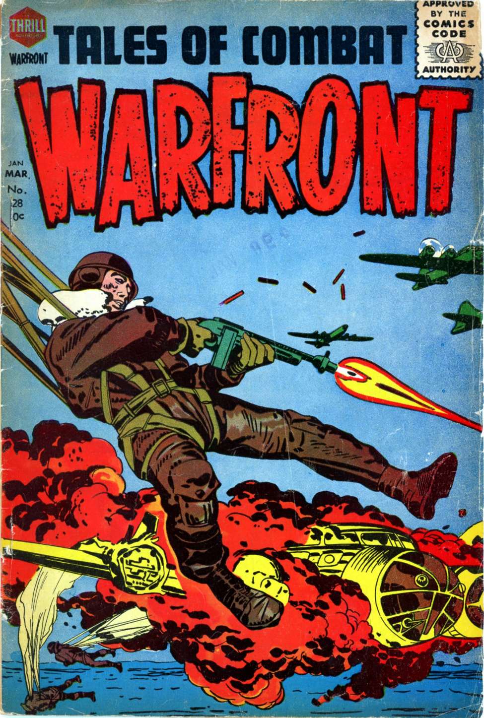 Comic Book Cover For Warfront 28