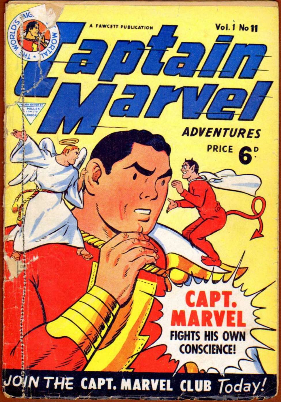 Comic Book Cover For Captain Marvel Adventures Weekly 11