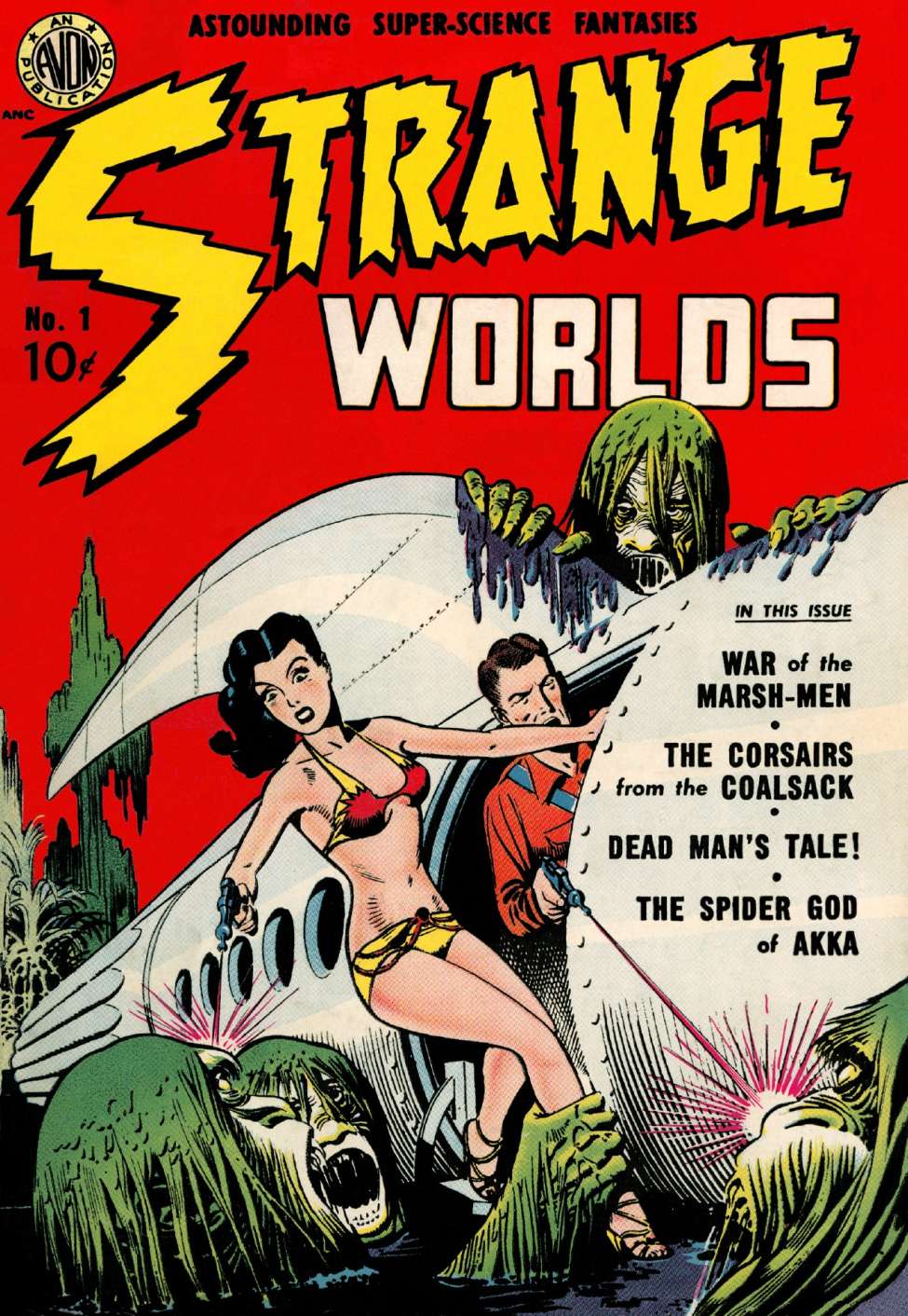 Comic Book Cover For Strange Worlds 1