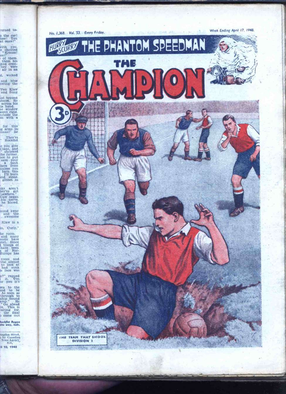 Comic Book Cover For The Champion 1368
