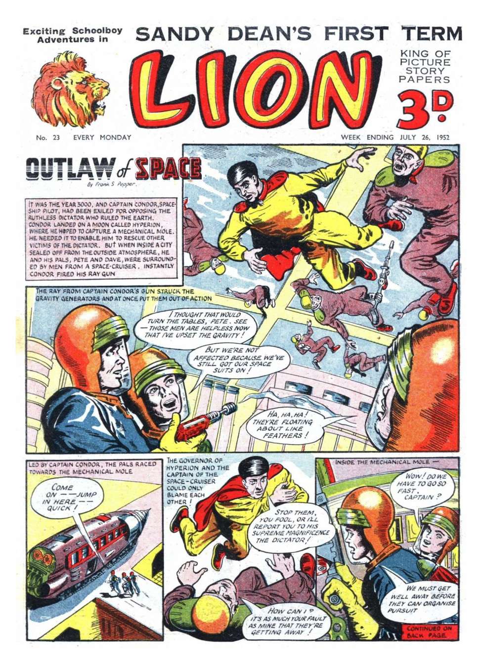 Comic Book Cover For Lion 23