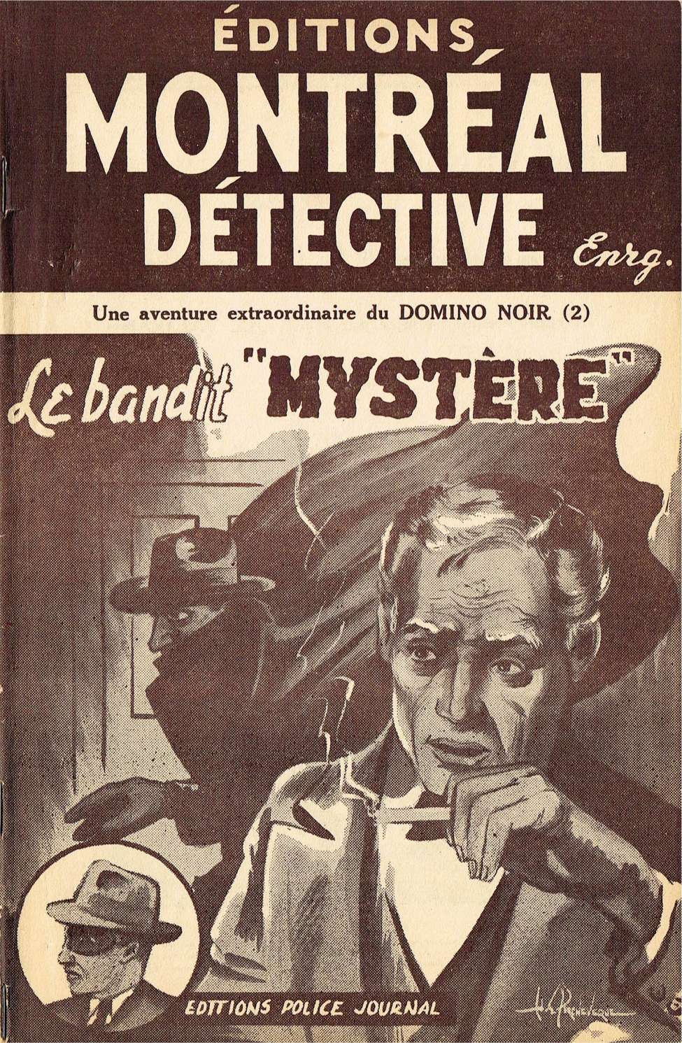 Comic Book Cover For Domino Noir v2 2 - Le Bandit "Mystere"