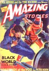 Cover For Amazing Stories v14 3 - Black World - Raymond A. Palmer