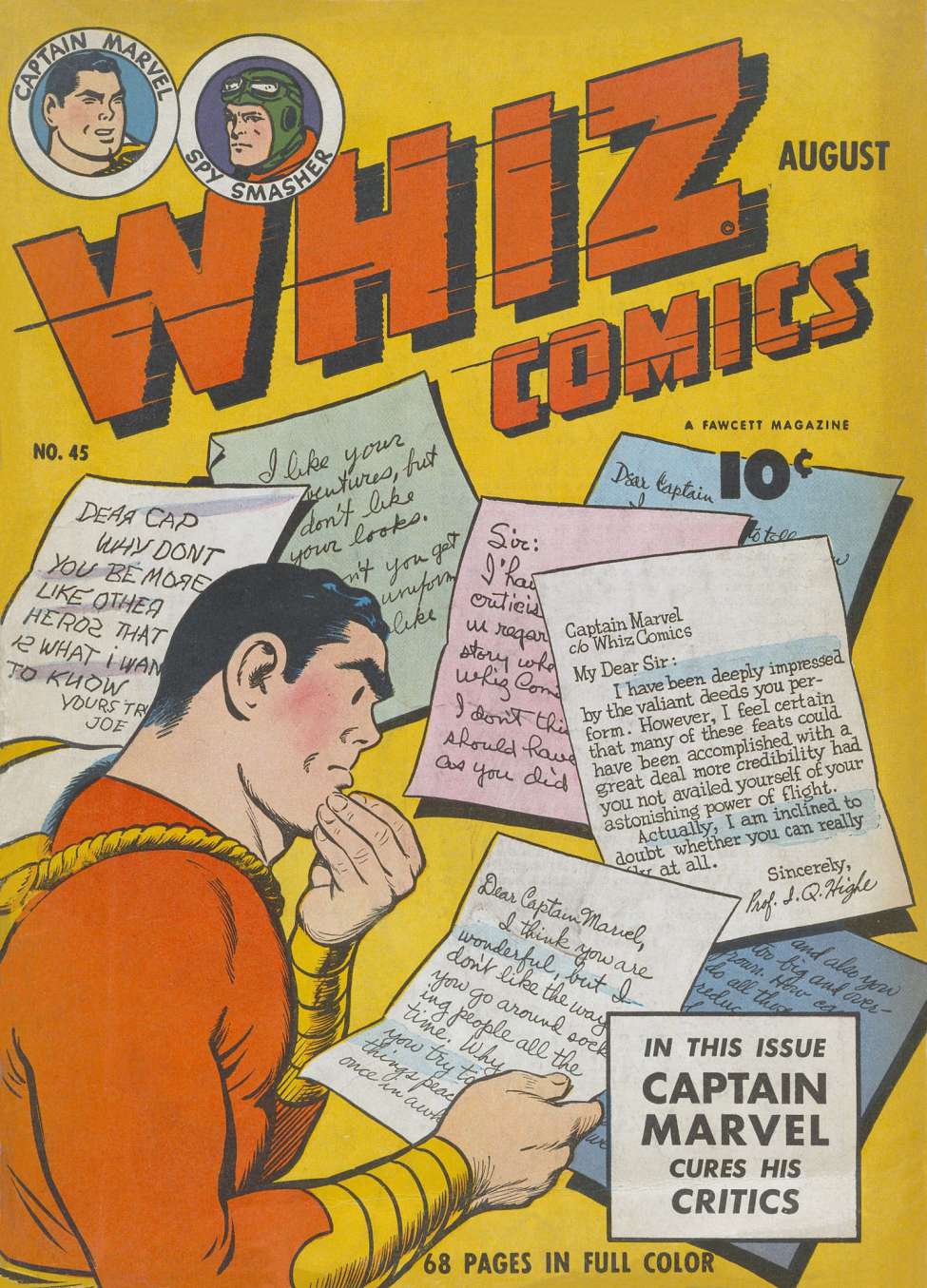 Book Cover For Whiz Comics 45