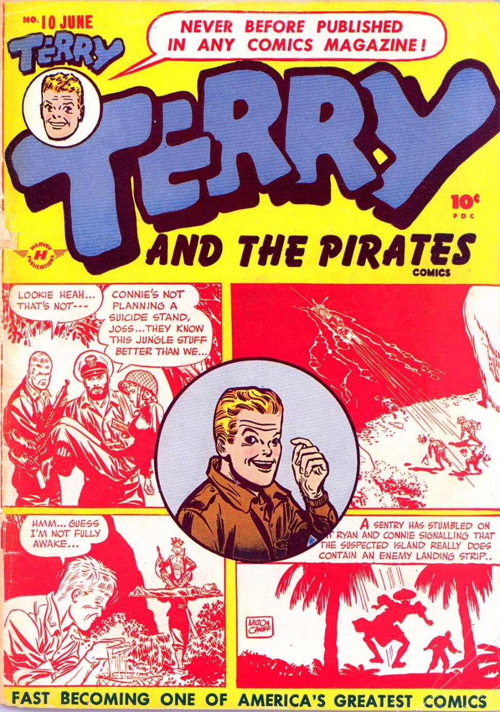 Comic Book Cover For Terry and the Pirates 10