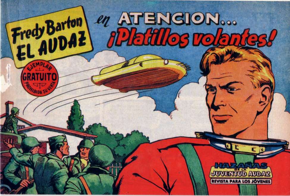 Comic Book Cover For Fredy Barton 1 - Atencion ¡Platillos Volantes!