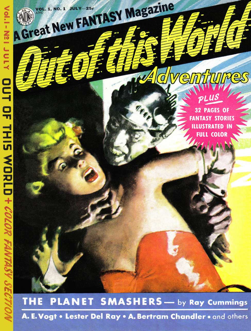 Comic Book Cover For Out of This World Adventures 1 - Version 1