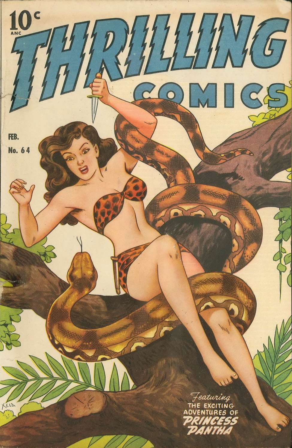 Book Cover For Thrilling Comics 64
