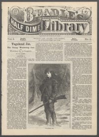 Large Thumbnail For Beadle's Half Dime Library 5 - Vagabond Joe, the Young Wandering Jew