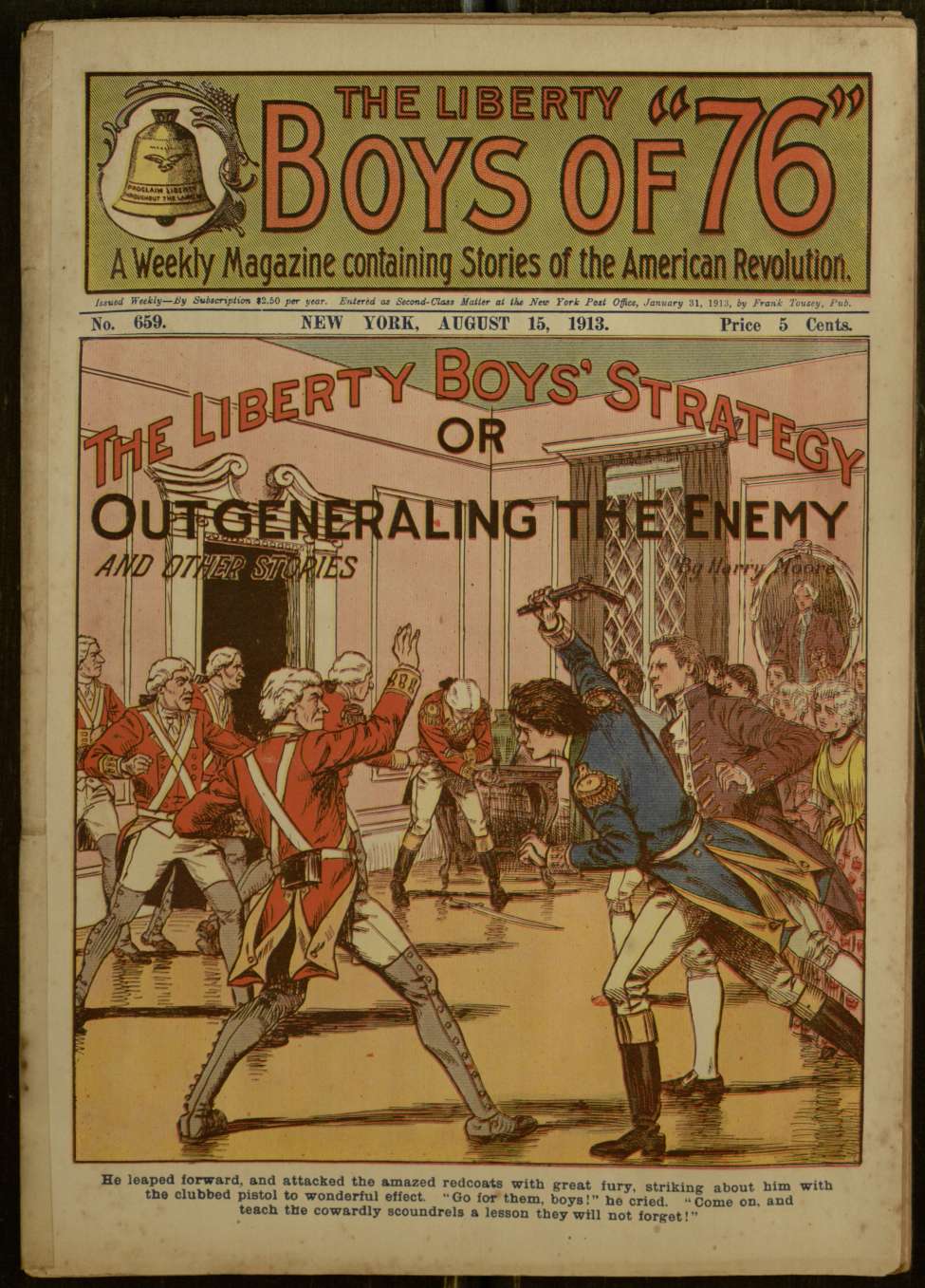 Book Cover For The Liberty Boys of 76 659 - The Liberty Boys' Strategy