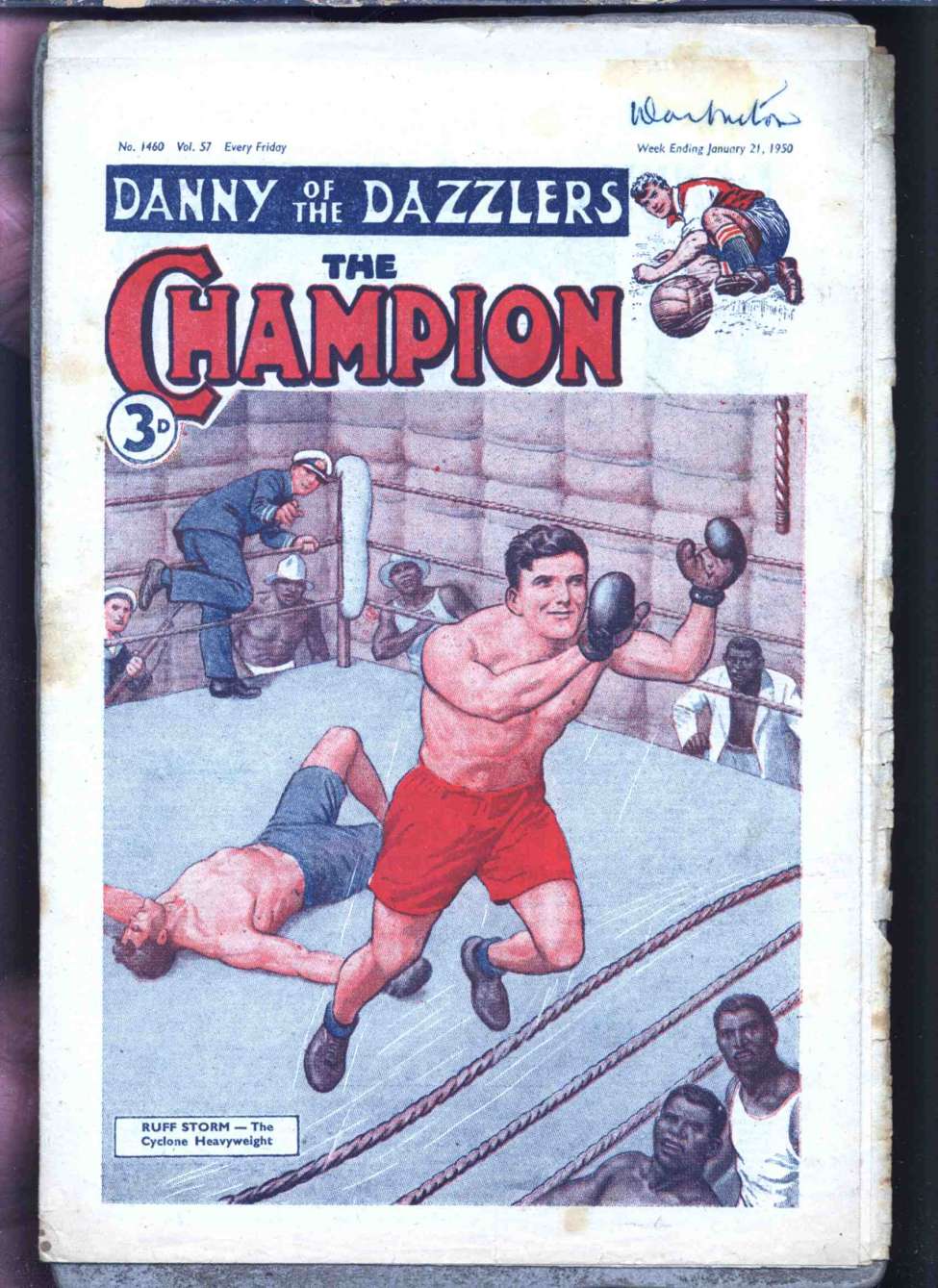 Comic Book Cover For The Champion 1460