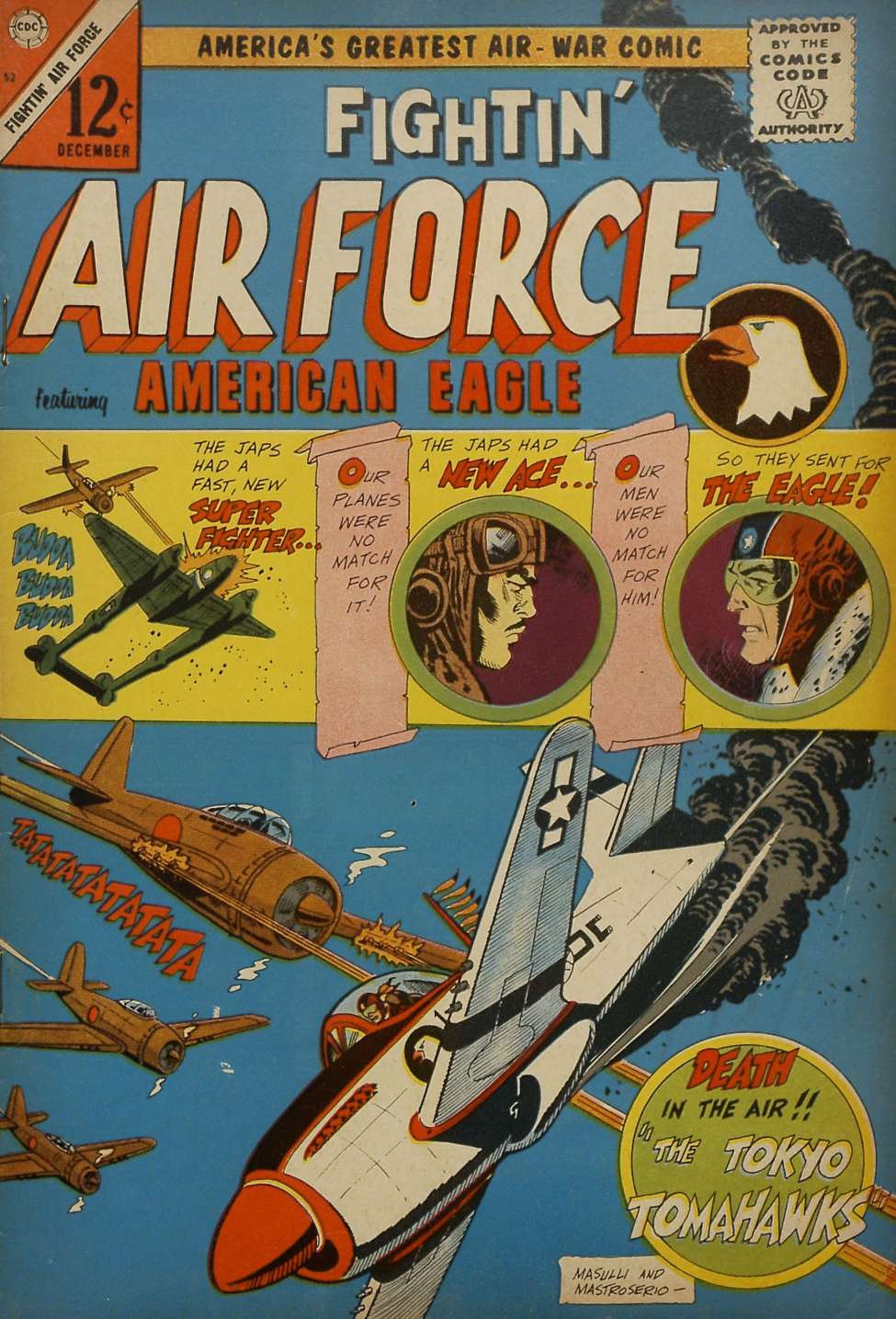 Comic Book Cover For FIghtin' Air Force 52 (alt) - Version 2