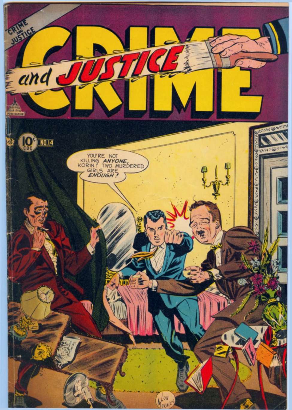 Comic Book Cover For Crime And Justice 14