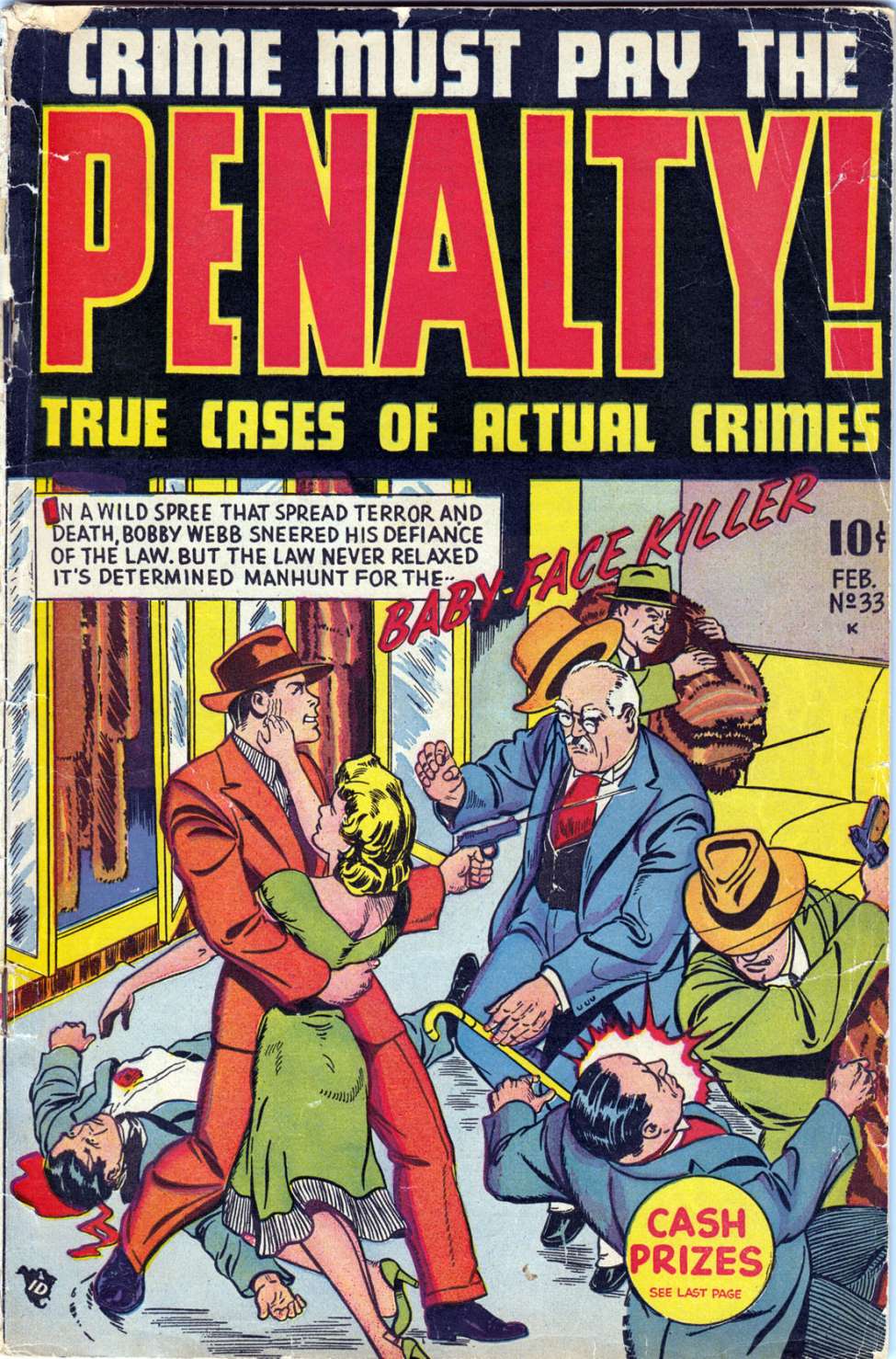 Comic Book Cover For Crime Must Pay the Penalty 1
