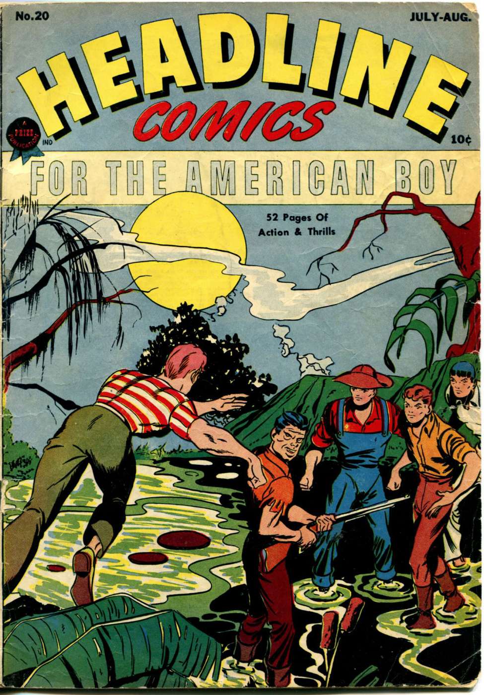 Comic Book Cover For Headline Comics 20