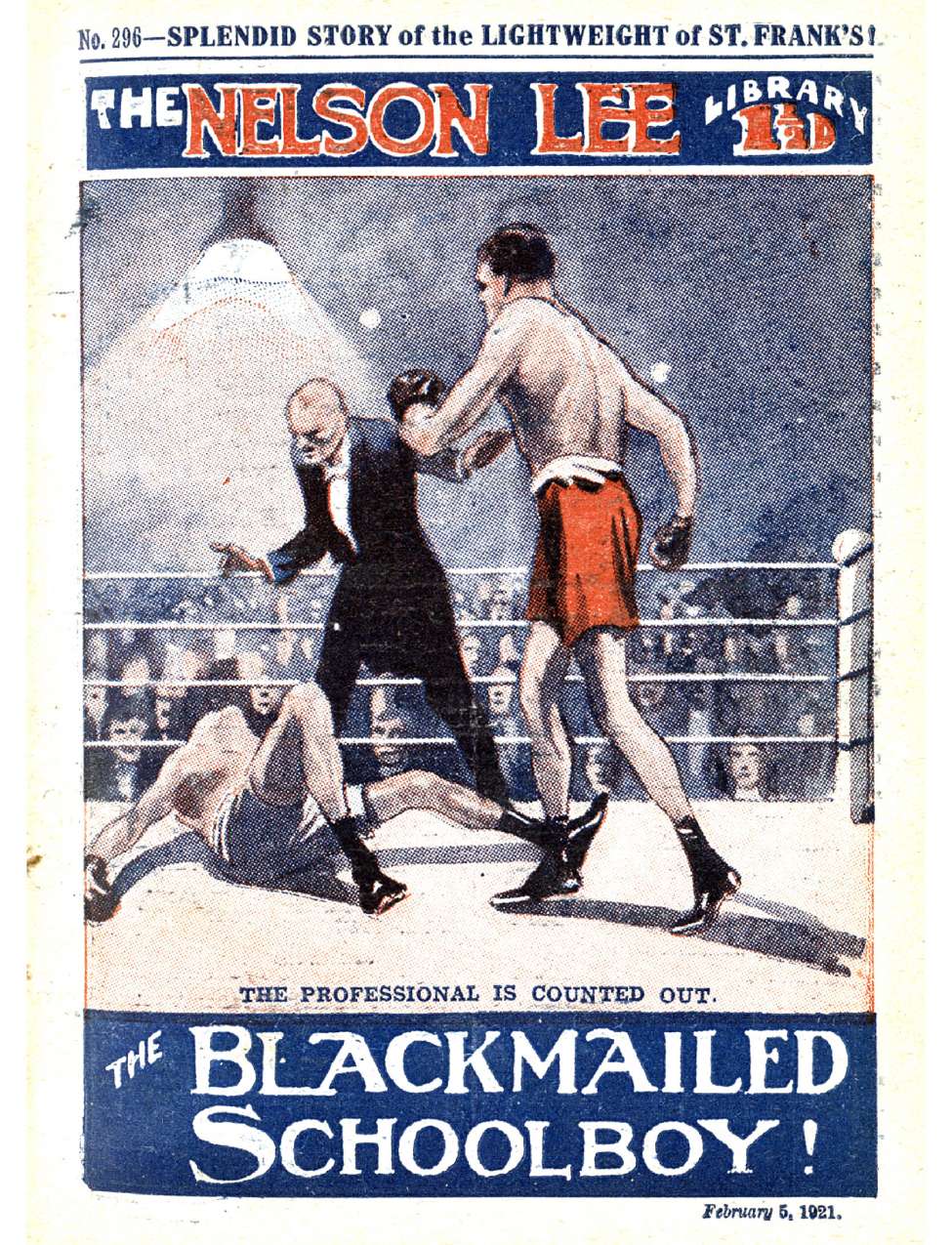 Book Cover For Nelson Lee Library s1 296 - The Blackmailed Schoolboy